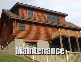 Wentworth, North Carolina Log Home Maintenance